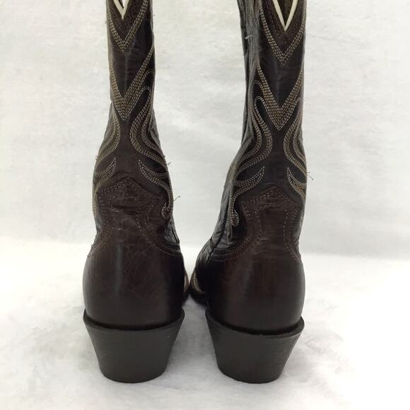 ARIAT Women's Legend Chocolate Chip Western Boots Snip Toe Sz 7B - Picture 6 of 11